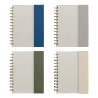 Organiseur Halden, papier FSC, carnet à spirales avec notes adhésives - B6