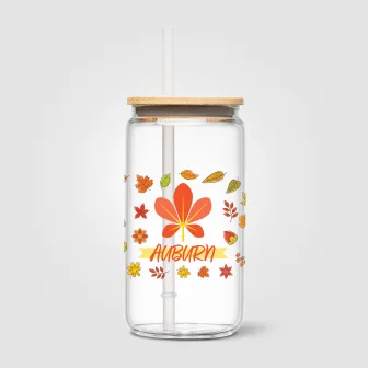 Cádiz Glass Bamboo Lid Tumbler - 17 oz.