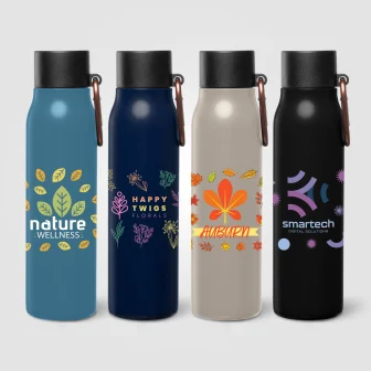 Strata Recycled Stainless Steel Utility Clip Bottle – 18 oz.
