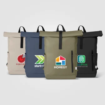Malmö rPET  Waterproof Zipper 15-Inch Laptop Rolltop Backpack – 12L
