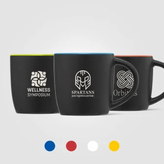 Zanzibar Ceramic ColourPop Black Mug – 355ml