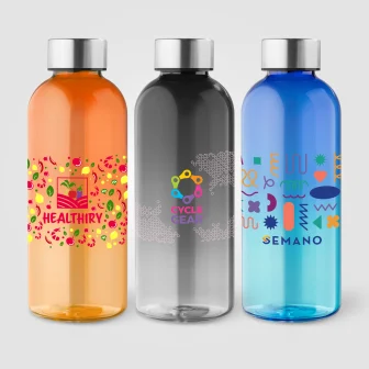 Skye rPET Ombre Twist Cap Water Bottle -17 oz.