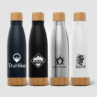 Ibiza Bamboo - 21 oz. Double-Wall Stainless Bottle