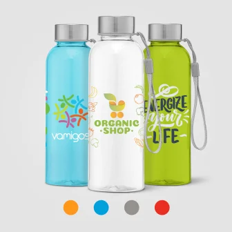 Skye - 17 oz. RPET Water Bottle with Wrist Strap