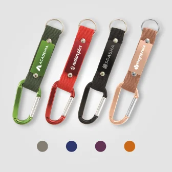 Strap Happy Carabiner Keychain