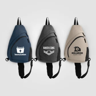 Sac bandoulière Helsinki, nylon rPET, sangle réglable - 15 L