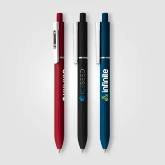 Lark Recycled Plastic Retractable Fidget Clip Pen