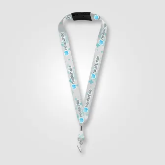 Zevi rPET Bulldog Clip Breakaway Lanyard - 36'' x 1''