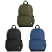 Sac à dos Kora, double poche, fermeture éclair dorée, rPET, 38 cm - 20 L