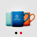 Mug Corin en céramique avec effet ombré silhouette – 355 ml