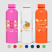 Norden rPET Glossy Monochrome Leakproof Bottle – 680ml