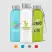 Skye - 17 oz. RPET Water Bottle with Wrist Strap