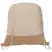 Rio™ Sac à cordon en coton recyclé et en jute 140 gsm