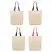 Tonga - 5 oz. Natural Cotton Tote w/ Color Straps
