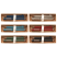 Coffret cadeau stylo York, plastique recyclé, finition bronze