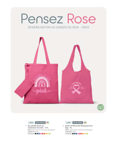 Pensez Rose - Sacs flyer