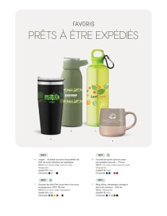 Prêts à être expédiés - Drinkware flyer