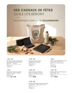 Des cadeaux de fêtes flyer