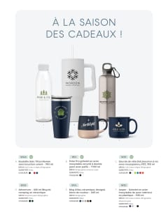 La saision des cadeaux - Drinkware flyer