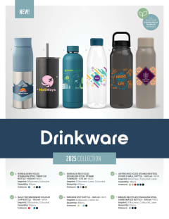 Drinkware 2025 Collection flyer