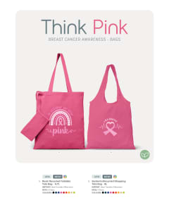 Think Pink - Bags flyer