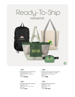Ready to Ship - Bags flyer
