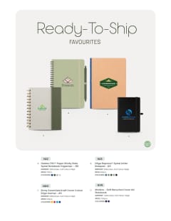 Ready to Ship - Stationery flyer