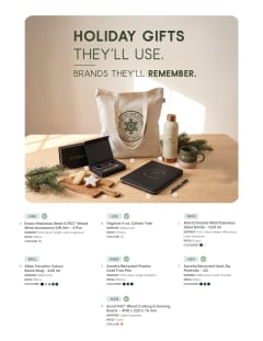 Holiday Gifts flyer