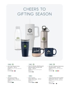 Gifting Season - Drinkware flyer