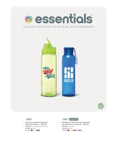 Essentials - Drinkware flyer