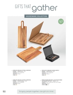 Gifts That Gather - Housewares flyer