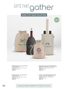 Gifts That Gather - Wine & Gift Bags flyer