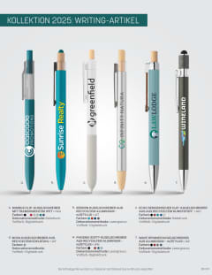 Kollektion 2025: Writing-Artikel (DB-169) flyer