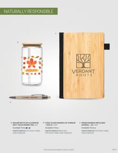 Naturally Responsible (DB-191) flyer
