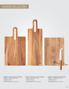 The Acacia Collection (DB-185) flyer