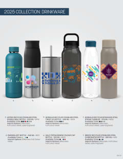 Collection 2025: Drinkware Items (DB-167) flyer