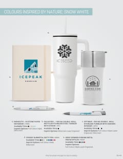 Colours Inspired By Nature: Snow White (DB-148) flyer