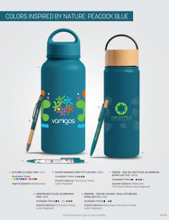 Colours Inspired By Nature: Peacock Blue (DB-145) flyer