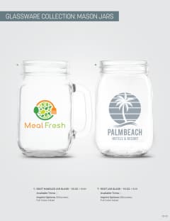 Glassware: Mason Jars (DB-161) flyer