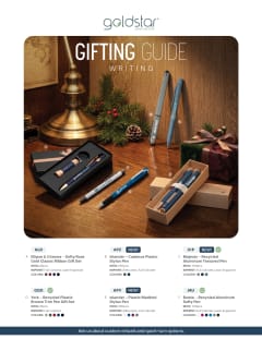 Holiday Gift Giving Guide - Writing flyer