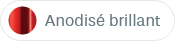 Anodisé brillant