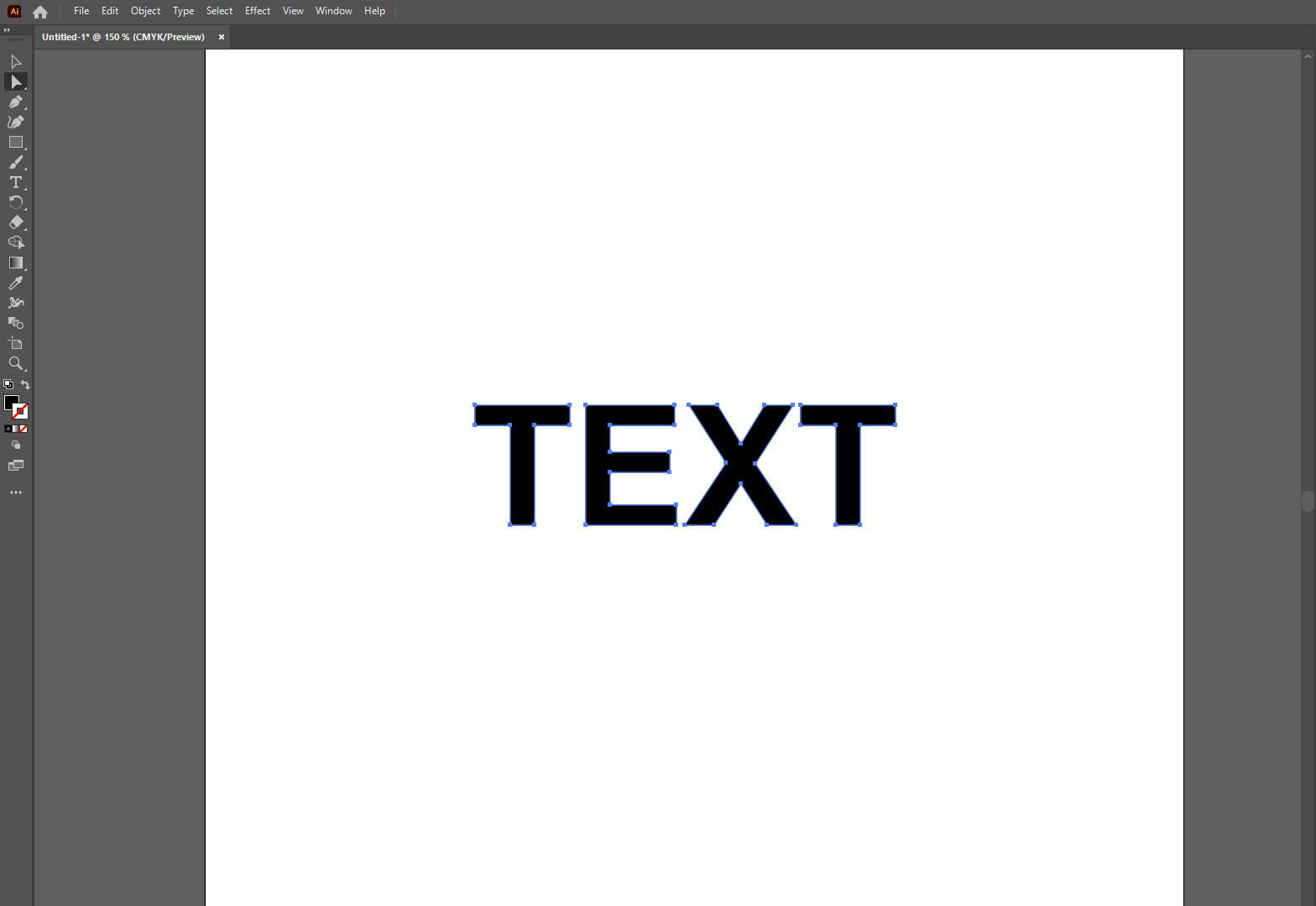 Text after outlines - correct example